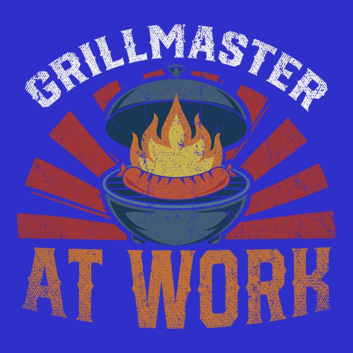 Grillmaster At Work Meat Lover Grilling Bbq Funny Barbecue Gift 16 in Basic Backpack