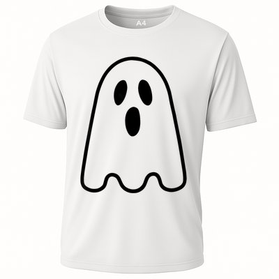 Ghost Adult Women Silly Ghost Face Costume Performance Shirt