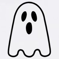 Ghost Adult Women Silly Ghost Face Costume Mug