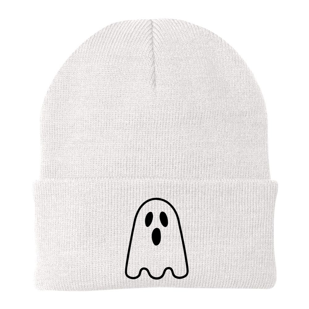 Ghost Adult Women Silly Ghost Face Costume Beanie