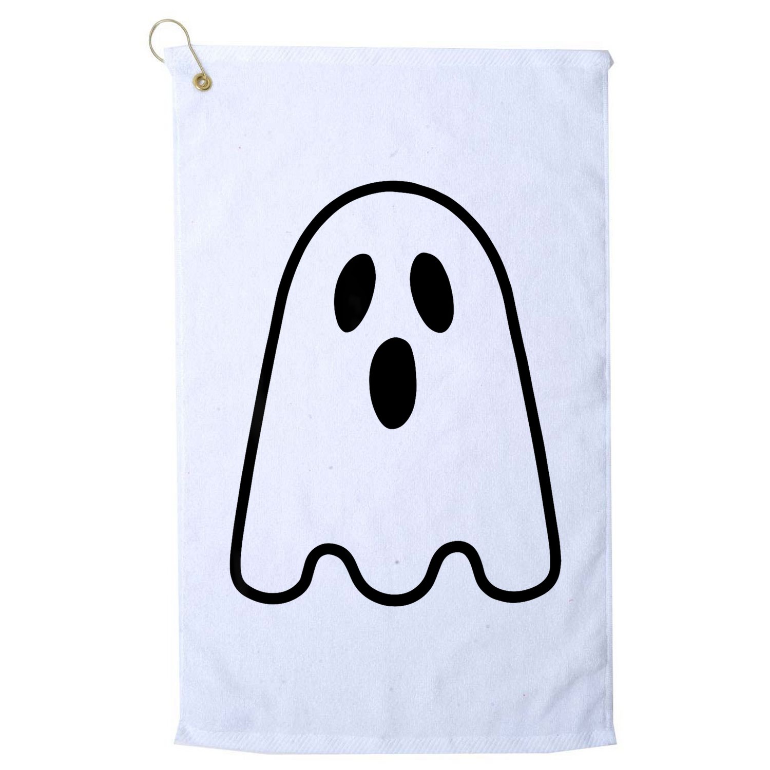 Ghost Adult Women Silly Ghost Face Costume Golf Towel