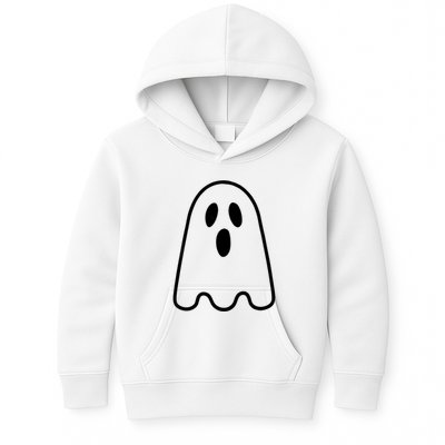 Ghost Adult Women Silly Ghost Face Costume Kids Hoodie