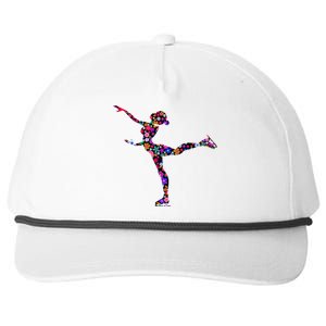 Girls And Wo Ice Skating Snapback Five-Panel Rope Hat