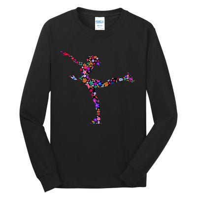 Girls And Wo Ice Skating Tall Long Sleeve T-Shirt