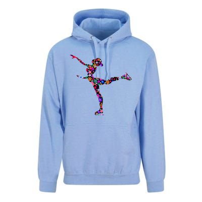 Girls And Wo Ice Skating Unisex Surf Hoodie