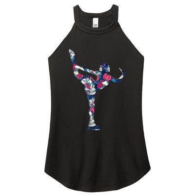 Girls And Wo Ice Skating Women's Perfect Tri Rocker Tank