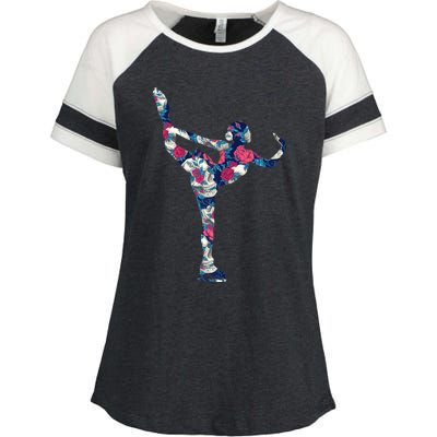 Girls And Wo Ice Skating Enza Ladies Jersey Colorblock Tee