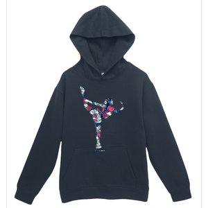 Girls And Wo Ice Skating Urban Pullover Hoodie