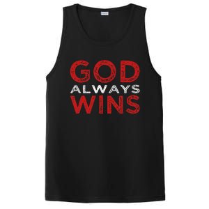 God Always Wins Religious PosiCharge Competitor Tank