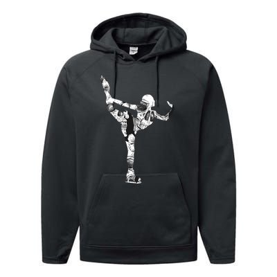 Girls And Wo Ice Skating Performance Fleece Hoodie