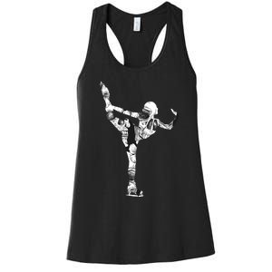 Girls And Wo Ice Skating Women's Racerback Tank