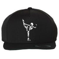 Girls And Wo Ice Skating Wool Snapback Cap