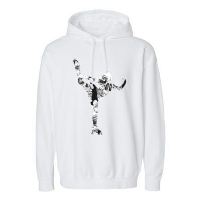 Girls And Wo Ice Skating Garment-Dyed Fleece Hoodie