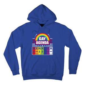 Gay Agenda Weekly Schedule Pride Lgbt Month Funny Gift Hoodie