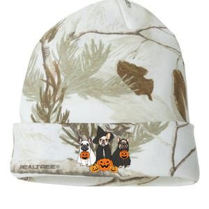 Ghost And Witch French Bulldog French Bulldog Halloween Kati Licensed 12" Camo Beanie