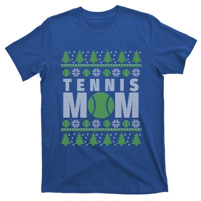 Green And White Tennis Mom Ugly Christmas Great Gift T-Shirt