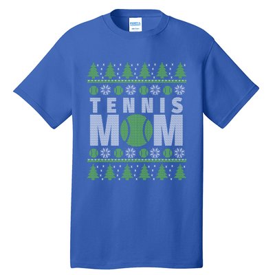 Green And White Tennis Mom Ugly Christmas Great Gift Tall T-Shirt