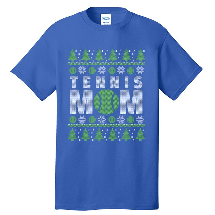 Green And White Tennis Mom Ugly Christmas Great Gift Tall T-Shirt