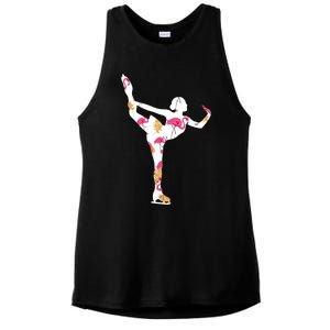 Girls And Wo Ice Skating Ladies PosiCharge Tri-Blend Wicking Tank