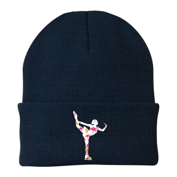 Girls And Wo Ice Skating Knit Cap Winter Beanie