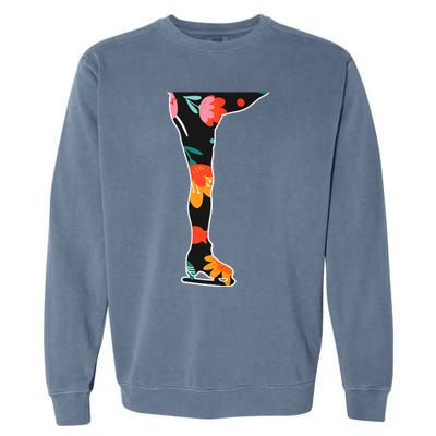 Girls And Wo Ice Skating Garment-Dyed Sweatshirt