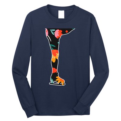 Girls And Wo Ice Skating Long Sleeve Shirt