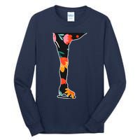 Girls And Wo Ice Skating Tall Long Sleeve T-Shirt