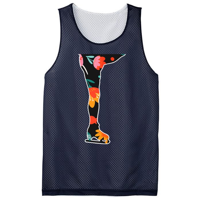 Girls And Wo Ice Skating Mesh Reversible Basketball Jersey Tank