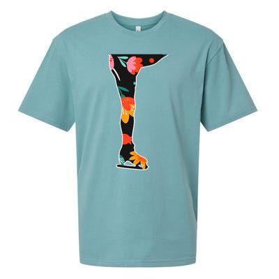 Girls And Wo Ice Skating Sueded Cloud Jersey T-Shirt