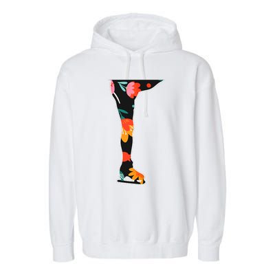 Girls And Wo Ice Skating Garment-Dyed Fleece Hoodie