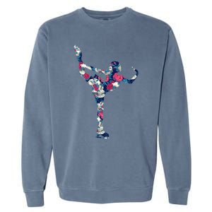 Girls And Wo Ice Skating Garment-Dyed Sweatshirt