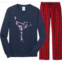 Girls And Wo Ice Skating Long Sleeve Pajama Set