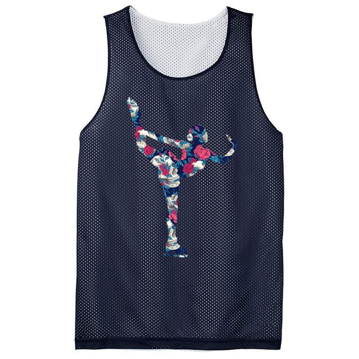 Girls And Wo Ice Skating Mesh Reversible Basketball Jersey Tank