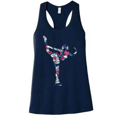 Girls And Wo Ice Skating Women's Racerback Tank