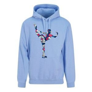 Girls And Wo Ice Skating Unisex Surf Hoodie