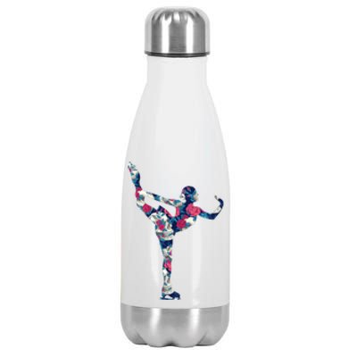 Girls And Wo Ice Skating Stainless Steel Insulated Water Bottle