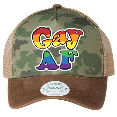 Gay AF Legacy Tie Dye Trucker Hat