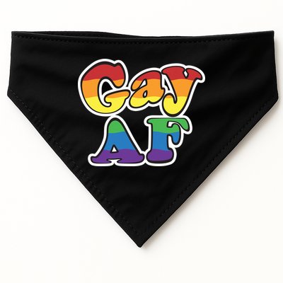 Gay AF USA-Made Doggie Bandana