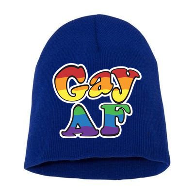 Gay AF Short Acrylic Beanie