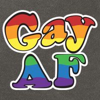 Gay AF Cotton Canvas Backpack