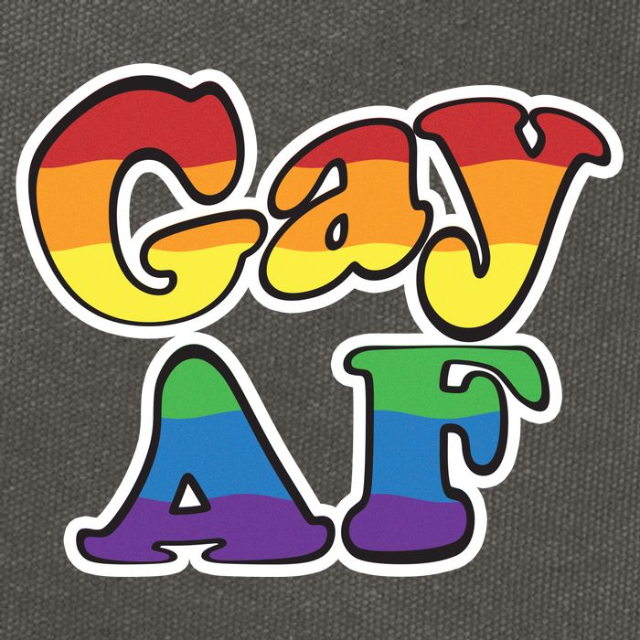 Gay AF Cotton Canvas Backpack