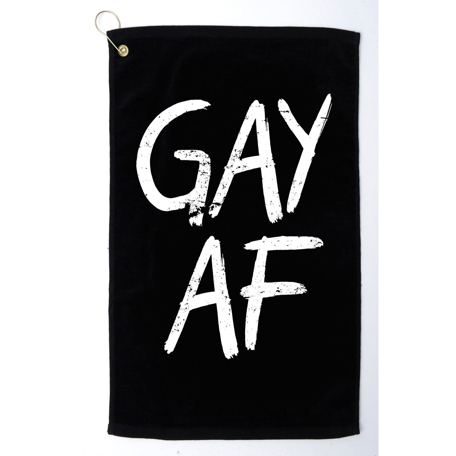 Gay AF Pride Logo Golf Towel