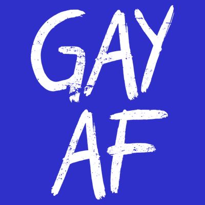 Gay AF Pride Logo T-Shirt