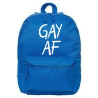 Gay AF Pride Logo 16 in Basic Backpack