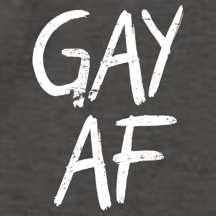 Gay AF Pride Logo Vector Backpack