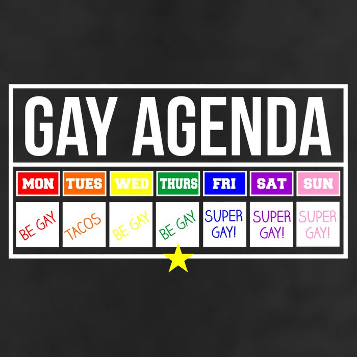Gay Agenda Be Gay Super Gay Taco Tuesday Funny Trucker Hat
