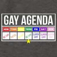 Gay Agenda Be Gay Super Gay Taco Tuesday Funny Vector Backpack