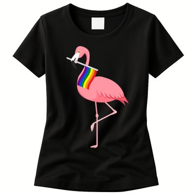 Gay Flamingo Womens T-Shirt