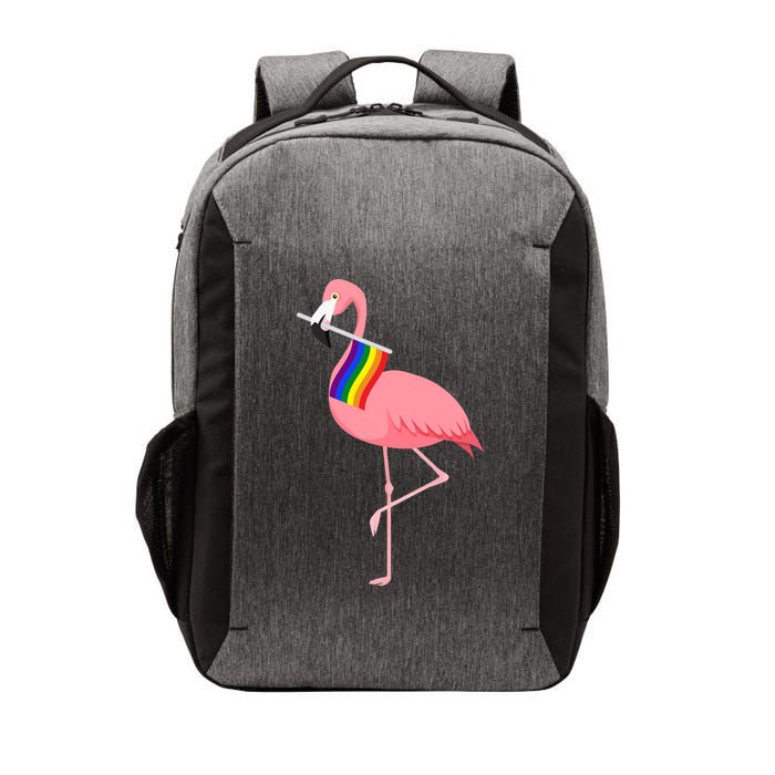 Gay Flamingo Vector Backpack