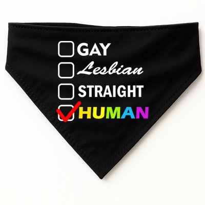 Gay Lesbian Straight Human USA-Made Doggie Bandana